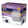 Signify 40w B11 E26 Led Bulb, 6PK 362087